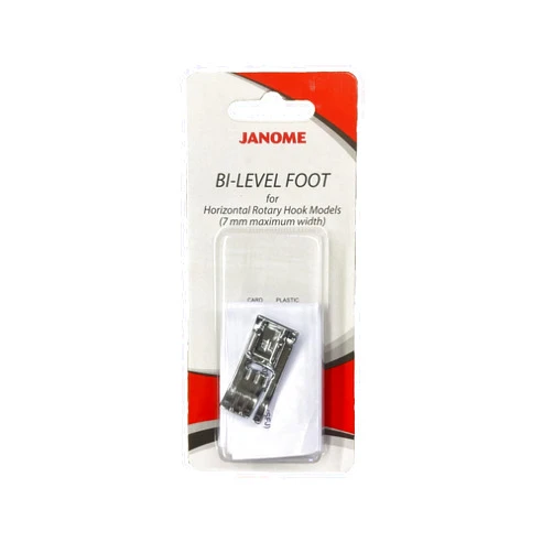 Janome Bi-Level Foot for Horizontal Rotary Hook Machines (7mm), Metal