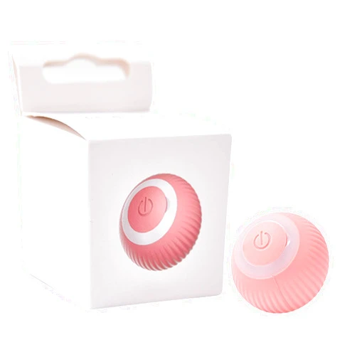 Doefo Smart Interactive Cat Toy | Automatic Moving Bouncing Rolling Ball for Kitten | Rechargeable Funny Cat Ball Toy for Indoor Cats, 360 Degree Automatic Cat Toy, 1.69 Inch