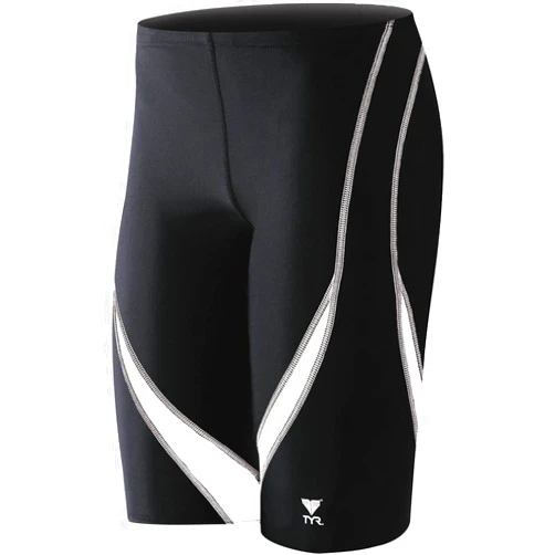 TYR Alliance Splice Jammer Men's Swimsuit - Black/Pink, 26