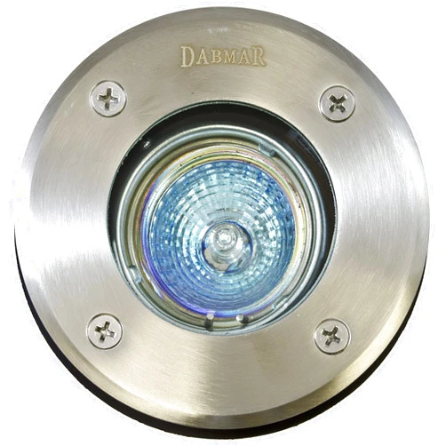DABMAR LIGHTING LV314-LED7-SS Well Light W/O Grill Adjustable 7W LED MR16 12V, Stainless Steel