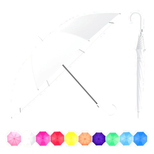 RUMBRELLA UV Stick Umbrella Auto Open UPF 50+ with J Hook Handle 51IN