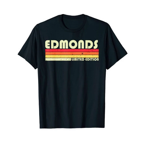 Customized Last Name Gifts Family Christmas Team EDMONDS Surname Funny Retro Vintage 80s 90s Birthday Reunion T-Shirt