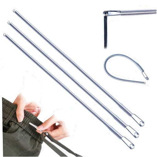 XMLINPER 5PCS Spring Drawstring Threader Tool-Rope Threader Clip for Drawstring Replacement for Hoodies,Pants(5)