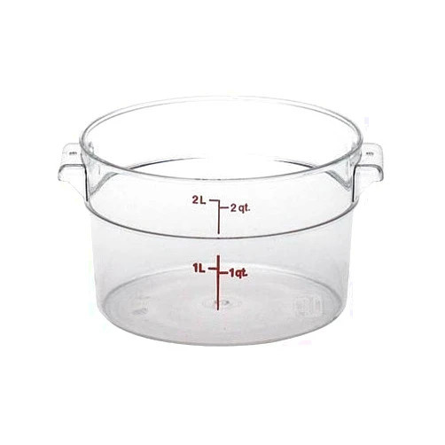 Cambro RFSCW2135 Camwear Round Storage Container, 2 Qt.