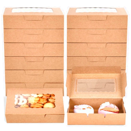JOHOUSE 20PCS Cookie Boxes with Window, 7