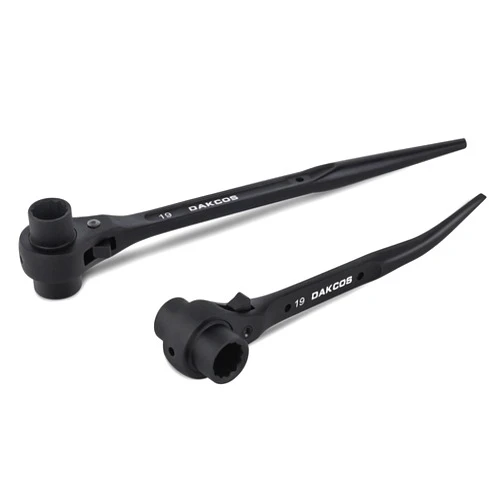 DAKCOS 2Pcs Scaffold Ratchet Wrench Set 3/4