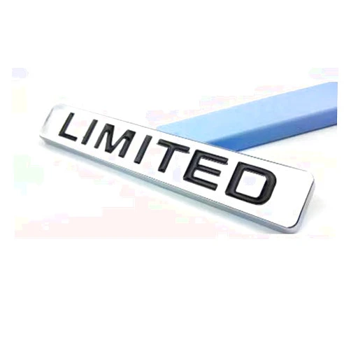 TRUE LINE Automotive Limited Door Trunk Window Emblem Fender Trim Kit 2 Pieces 3 1/2