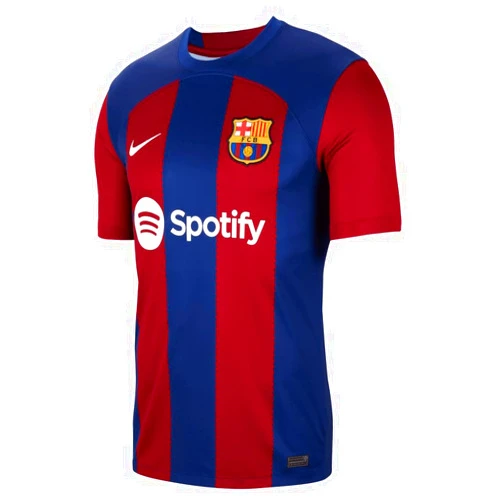 Nike 2023-2024 Barcelona Home Football Soccer T-Shirt Jersey Red