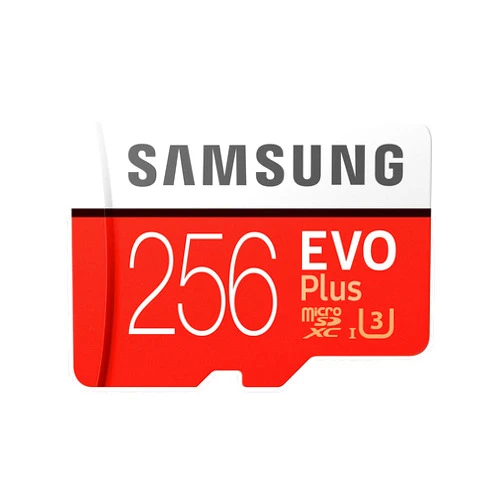 Samsung EVO Plus 256GB microSDXC UHS-I U3 100MB/s Full HD & 4K UHD Memory Card with Adapter (MB-MC256HA)