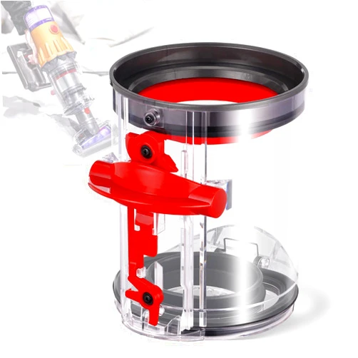 WYWY.Wide Dust Bin Compatible with Dyson SV30 SV46 SV20 V12 Detect Slim/SV18 V10 Digital Slim Vacuum Cleaner Canister Attachment Parts, Release Bin Compatible with Dyson Cordless Vacuum Part No.965272-01
