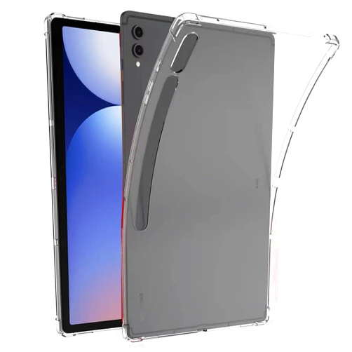 Zeking Designed for Samsung Galaxy Tab S9 Plus/ S10 Plus Case, Ultra Clear Soft Flexible Transparent TPU Skin Bumper Back Cover Shell for Galaxy Tab S9 Plus/ S10 Plus SM-X810, Clear
