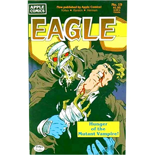 Crystal Eagle (Crystal) #19 FN ; Apple comic book | Jack Herman Neil Vokes Mutant Vampire