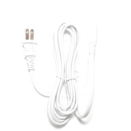 Omnihil (White 5 Feet) AC Power Cord Compatible with Tivoli Audio M1BTSLC Model One Radio