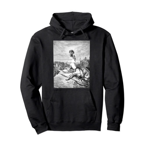Gustave Dore The Bible David and Goliath David and Goliath Gustave Dore Biblical Romanticism Art Pullover Hoodie