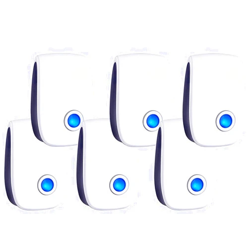 Vogholic 2026 Upgraded Ultrasonic Pest Control Repeller, Indoor Mouse Repellent for Rat, Mice, Rodent, Roach,Cockroach, Insect, Mosquito Electronic Plug in Pest Control 6 Packs
