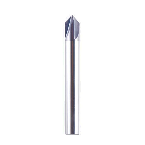 Spetool 90 Degree Carbide V Bits with Tiain Coated 4 Flutes, Chamfer End Mill for Caving V Groove and Sign