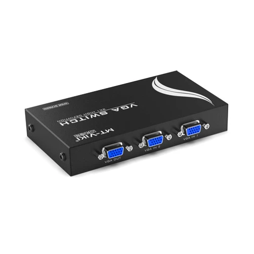 MT-VIKI 2 Port VGA Switch Video Selector Switcher Box (2 Input 1 Output)