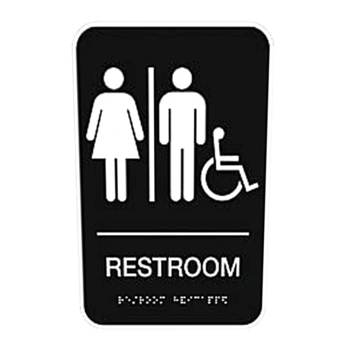 Cosco ADA Sign, RESTROOM, 6