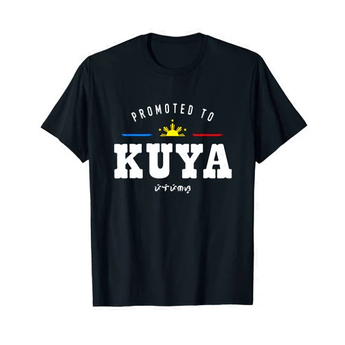 Proud Pilipino Apparel Promoted To Kuya Baybayin Filipino Elder Brother T-Shirt