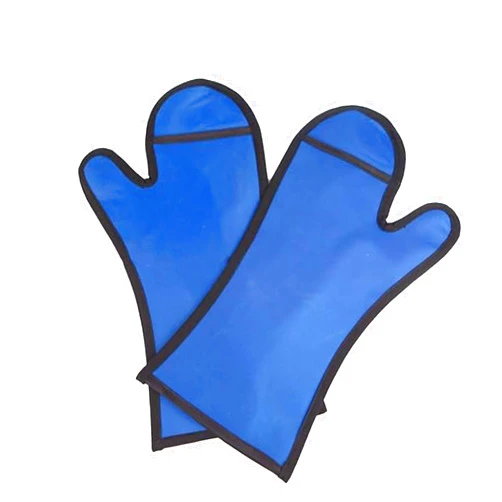 QuKan Lead Apron Veterinary Lead Gloves Protective Gloves X-ray Radiation Shielding Pet Hospitals Soft Touch