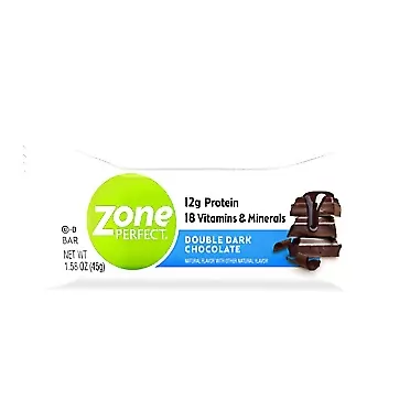 Zone Perfect Protein Nutrition Bars With Vitamins & Minerals, Double Dark Chocolate, Great Taste Guaranteed, Brown, 20 Count