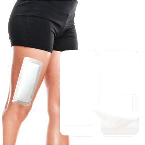 AxuuRmvin Breathable Adhesive Island Dressing Bandages Wound Bandage Patches Bordered Gauze for Knee Replacement 4