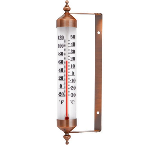 TERMOFLY 10.3 New Large Numbers Steel Outdoor/Indoor Thermometer Waterproof Decorative