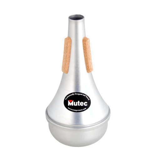 Mutec MHT107 Aluminum Straight Trumpet Mute – Handcrafted Lightweight Design for Perfect Intonation, Full Tone & Excellent Projection – Professional Performance Mute Made in USA