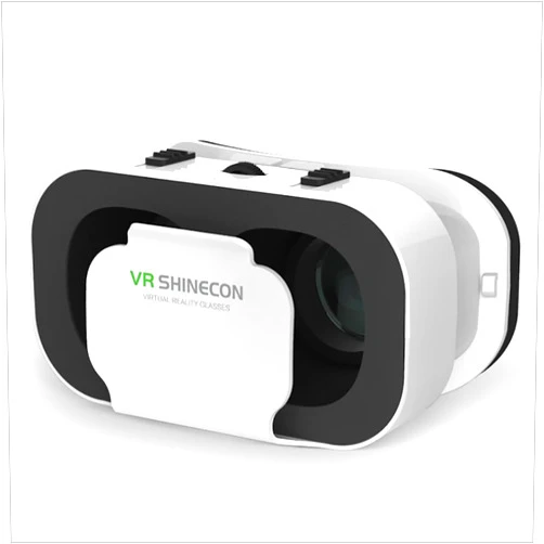 YinCaiCheng VR Headset Compatible with All 3-6 Inch Smartphones-Virtual Reality Headsets Google Cardboard Upgrade-Mini Exquisite Light Weight- New 3D Glasses VR4.0 Box