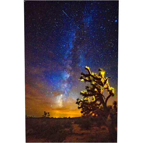 Generic Milky Way, Starry Night Sky Over Wickenburg, US, Fine Art Giclee Canvas Print Wall Art. Professional gallery wrap style & ready to hang Photo on Canvas Gallery Wrap Wall Display-(MW105) (16