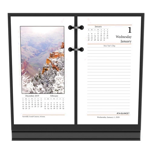 AT-A-GLANCE AAGE41750 - At-a-Glance Recycled Photographic Desk Calendar Refill