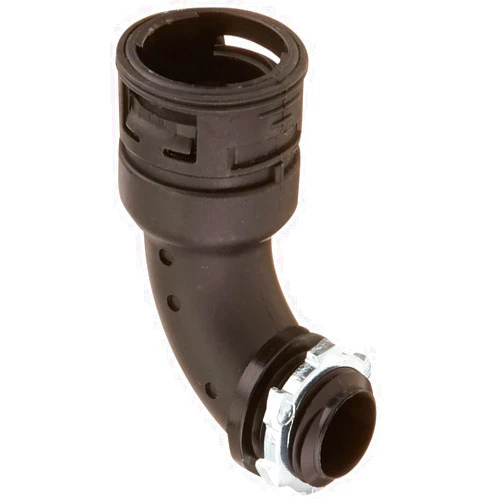 ELECTRI-FLEX 90230 Liquidtight CF 21 Nylon 90D Connector Black 1/2IN