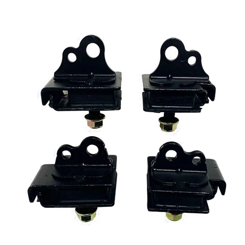 SUONE BOTTOM&TOP ENGINE MOUNT RUBBER DAMPER KIT Replacement for YAMAHA RHINO 660 YXR660 (2004-2007) GRIZZLY YFM660 (2002-2008)