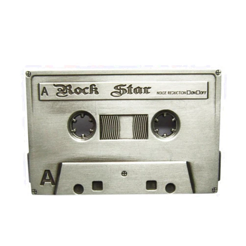JEAN'S FRIEND Vintage Style Rock Cassette Tape Music Belt Buckle also Stock in the US