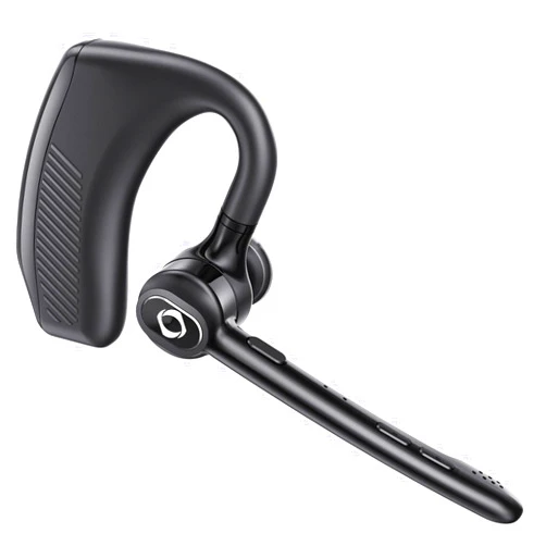 ZUKUMU Wireless Headset Bluetooth Earpiece with Dual Noise Canceling Microphone Hands Free Headphones Single Ear Earphone Over Ear Earbud for iPhone Samsung Android Cellphones TV PC Trucker Game Work Driving