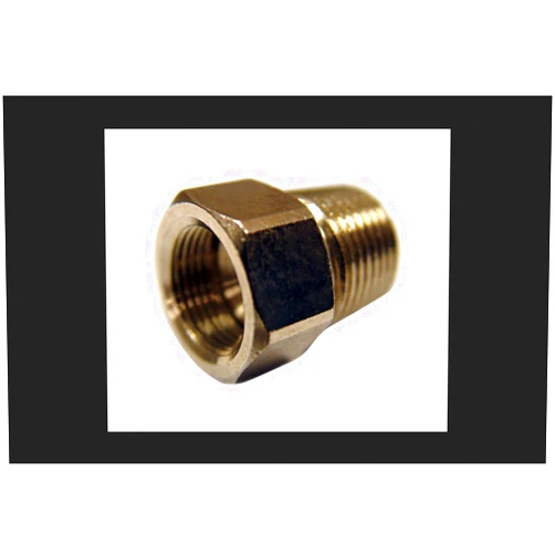 JMF 3/8 in. Male Compression x 7/16 in. Dia. Female Compression Brass Compression Adapter