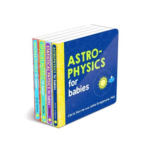 Chris Ferrie Baby University 4-Book Physics Set: Explore Astrophysics, Nuclear Physics and More with this Ultimate STEM Gift for Kids