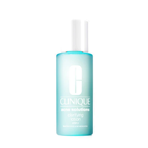 Clinique Acne Solutions Clarifying Lotion Exfoliating Facial Toner with Salicylic Acid | Reduces Oil + Unclogs Pores