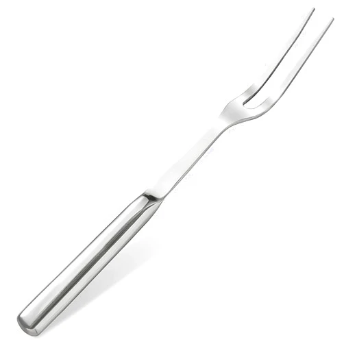 ZOKLU Two Pronged Fork Tine Elite - 11 Inch Kitchen Forks Carving Fork for Meat Stainless Steel Kitchen Utensils Meat Fork Carving Granny Fork - Meat Forks for Cooking Serving Forks Large for Meat