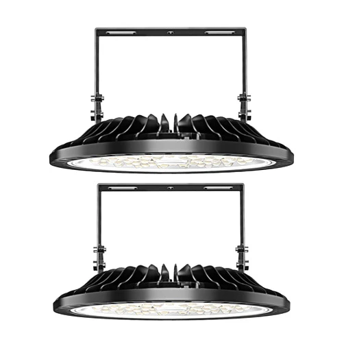 Chunnuan 200W UFO LED High Bay Light, 20000 LM Shop Warehouse LED Lights, 6000K Factory Industrial Lighting IP54 - High Bay LED Lights- Commercial Bay Lighting for Garage Factory Workshop (200W-2PCS)