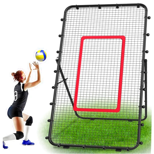 OGEMXU Adjustable Volleybal Net 7x4 Ft,Volleyball Training Equipment for Lacrosse, Baseball, Soccer,Tennis,Backyard Volleyball Rebounder Hitting Serving Passing Spike Practice