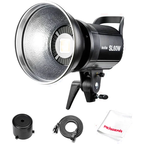 Godox SL-60W 60W CRI95+ Qa>90 5600¡À300K Bowens Mount Led Continuous Video Light, Brightness Adjustment, 433MHz Grouping System,for Video Recording,Wedding,Outdoor Shooting