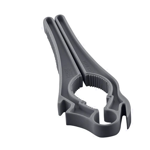 KUHN RIKON 5-in-1 Swiss Multi Opener, Grey, 5 Functions for Opening Bottles, Tube Caps etc., Opener for Various Uses