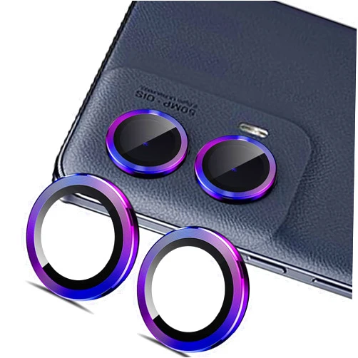 Zeking (2 Set for Motorola Edge (2024) Camera Lens Protector, Scratch-Resistant HD Clarity Ultra-Thin 9H Tempered Glass with Aluminum Edging, Individual Metal Lens Cover (Color)