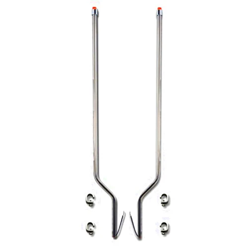 Technical Precision Replacement For KENWORTH T800 YEAR 2015 BORES STAINLESS STEEL BUMPER GUIDES 51 INCH W LED FREIGHTLIN INTERNATIO MACK by Technical Precision