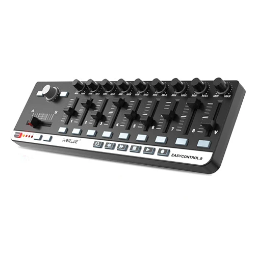 Btuty Portable Mini USB 9 Slim-Line Control MIDI Controller Keyboard Controller