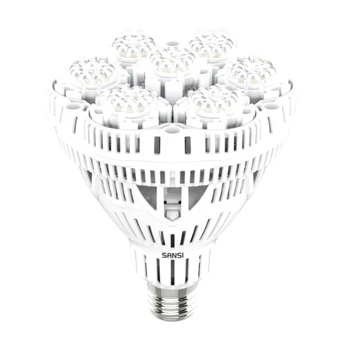 SANSI Grow Lights for Indoor Plants, Full Spectrum 36W Grow Light Bulbs (400 Watt Equiv) with Optical Lens for High PPFD, PPF 65.6 umol/s LED Energy Saving Plant Light for Indoor Growing Seed Starting