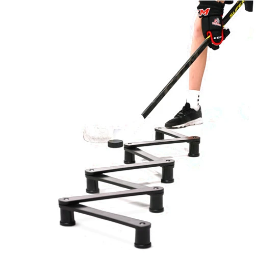 ACE HOCKEY The Snake Trainer - Lightweight Stickhandling Training Tool - Hockey Training Equipment for Puck Control, Reaction Time and Coordination - Portable, Durable and Adjustable