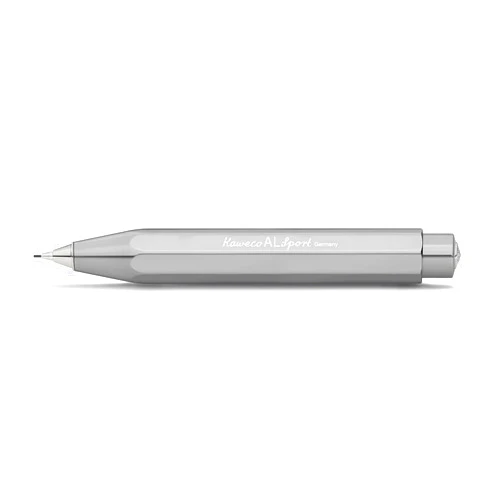 Kaweco AL SPORT Mechanical Pencil Raw 0.7mm HB I Exclusive Mechanical Pencil with 0.7 mm Lead Refill I Aluminium Pencil 10.5 cm