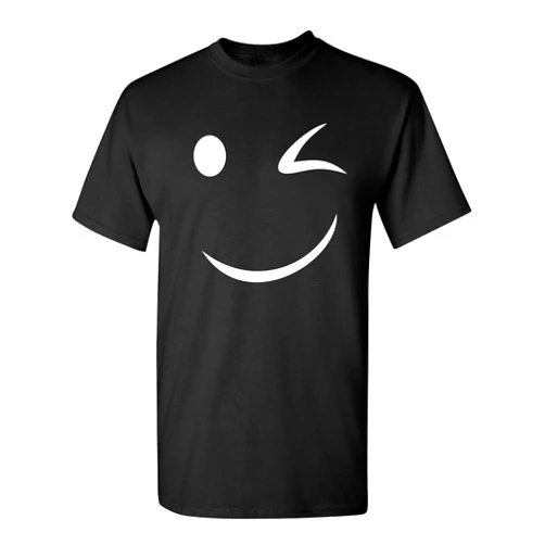Feelin Good Tees Graphic Tees Happy Face Smile Cute 80s Peace Vibe Positive Emoticons T Shirt